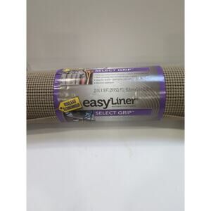 Duck Select Grip EasyLiner Brand Shelf Liner - 20 in. x 18 ft., Taupe/Tan